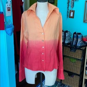 Women’s gradient colored tailored shirt